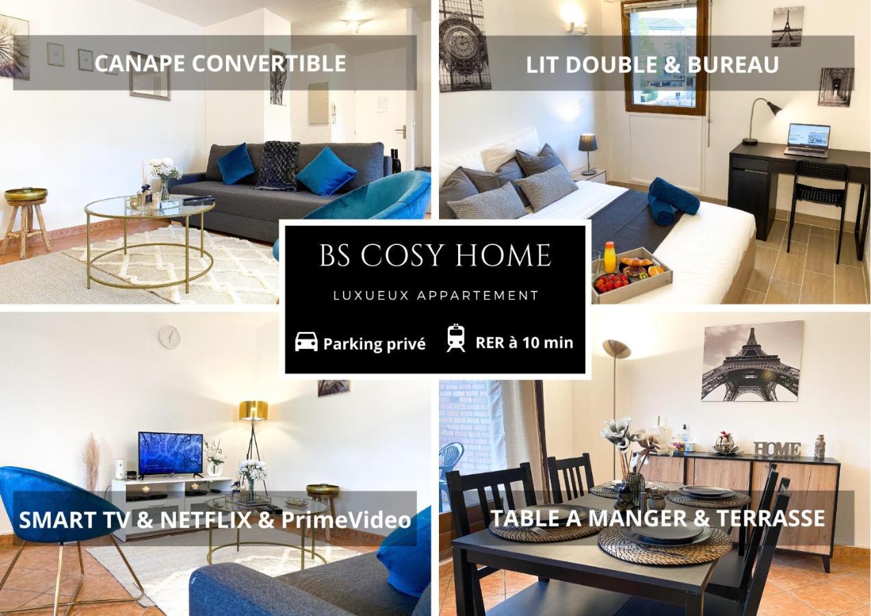 Luxueux Appartement Evry Centre - Parking - Rer A 10 Min Courcouronnes Zewnętrze zdjęcie